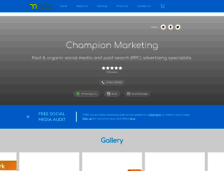 championmarketing.co.uk screenshot