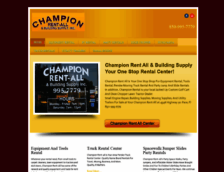championrentall.com screenshot