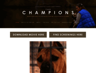 championsdocumentary.com screenshot