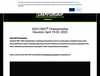 championship.usfirst.org screenshot