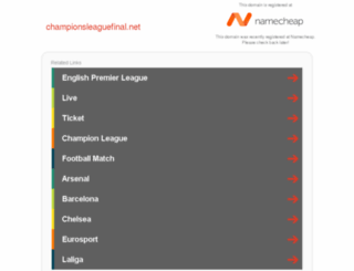 championsleaguefinal.net screenshot