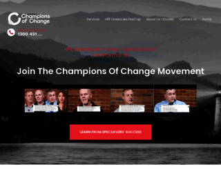 championsofchange.com.au screenshot
