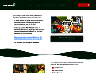 championtreeservicesf.com screenshot