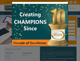 champsindia.net screenshot