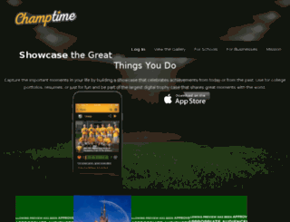 champtime.tecture.net screenshot