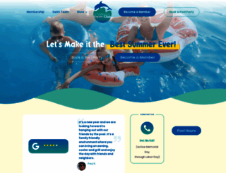 chancellorswimclub.com screenshot