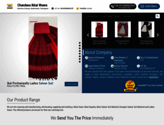 chandanaikkatweavs.com screenshot