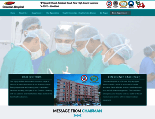 chandanhospital.in screenshot
