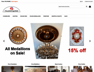 chandelierlightmall.com screenshot