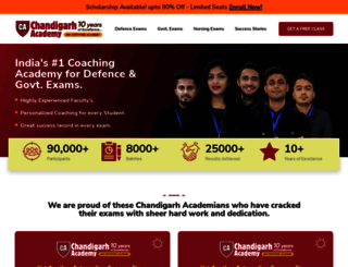 chandigarhacademy.com screenshot