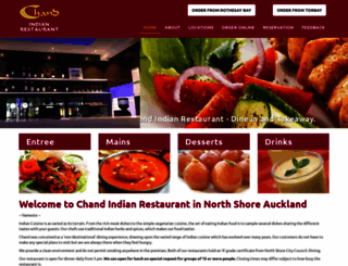 chandindianrestaurant.co.nz screenshot