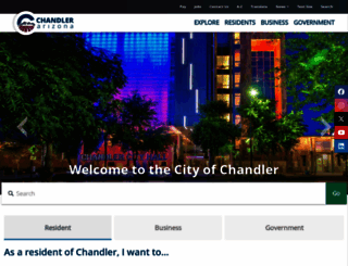 chandleraz.gov screenshot