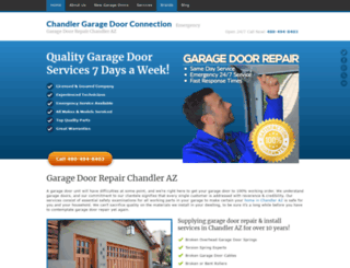 chandlerazgaragedoorrepair.com screenshot