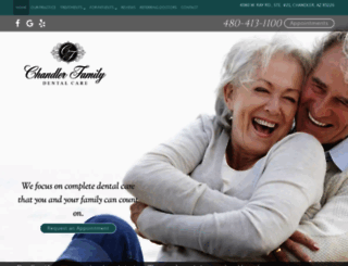 chandlerfamilydentalcare.com screenshot