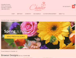 chandlerflowersaz.com screenshot