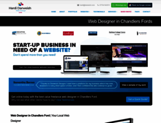 chandlersfordwebdesigner.co.uk screenshot