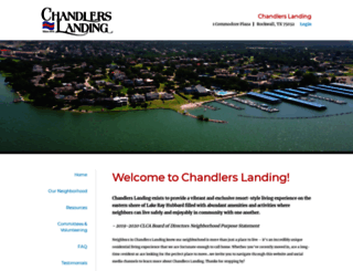 chandlerslanding.org screenshot