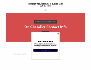 chandlerwellnesscare.com screenshot
