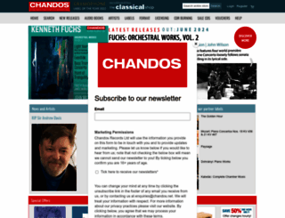 chandos.net screenshot