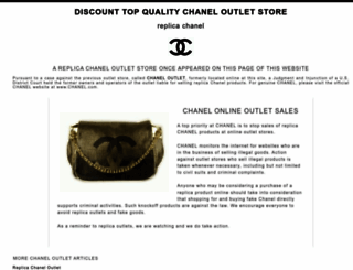 chanel--outlet.com screenshot