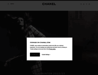 chanel.co.uk screenshot