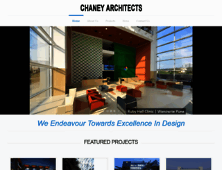 chaneyarchitects.com screenshot