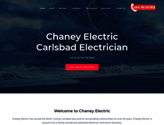 chaneyelec.com screenshot