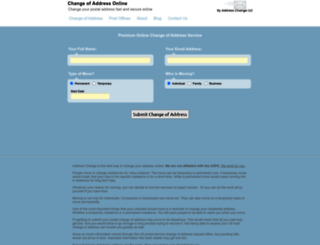 change-of-address-online.com screenshot