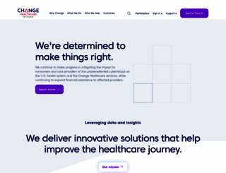 changehealthcare.com screenshot