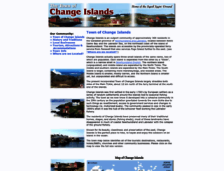 changeislands.ca screenshot