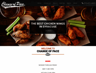 changeofpacesyracuse.com screenshot