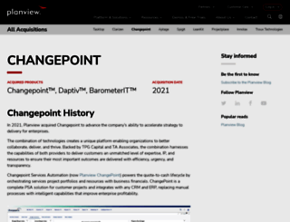changepoint.com screenshot