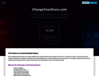 changeyourdress.com screenshot