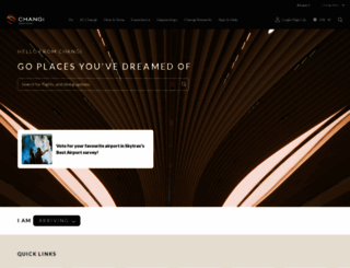 changiairport.com.sg screenshot