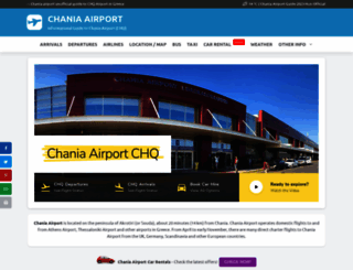 chania-airport.com screenshot