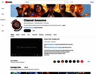 channelawesome.com screenshot