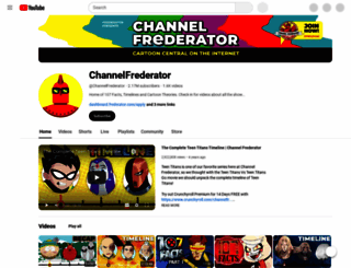 channelfrederator.com screenshot