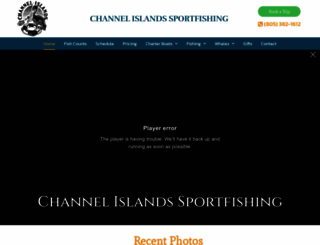 channelislandssportfishing.com screenshot