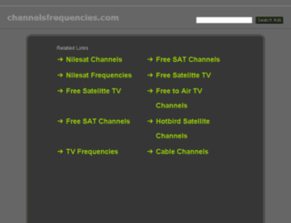 channelsfrequencies.com screenshot