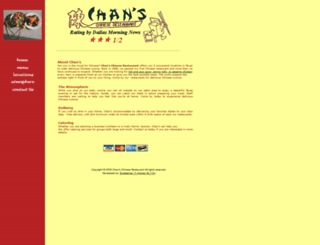 chanrestaurant.com screenshot
