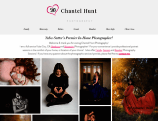 chantelhuntphotography.com screenshot