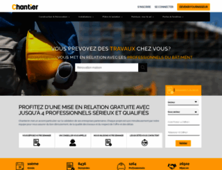 chantier.tn screenshot