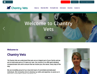 chantryvets.co.uk screenshot