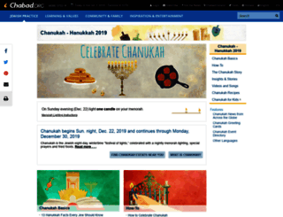chanukah99.com screenshot