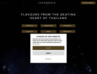 chaophraya.co.uk screenshot