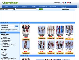 chaoyawatch.com screenshot