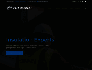 chaparralinsulation.com screenshot