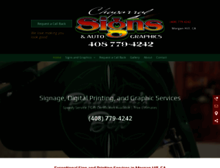 chaparralsigns.com screenshot