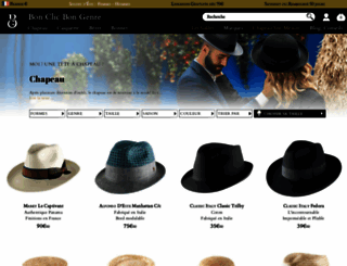 chapeau-bas.fr screenshot