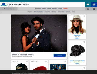 chapeauxshop.com screenshot